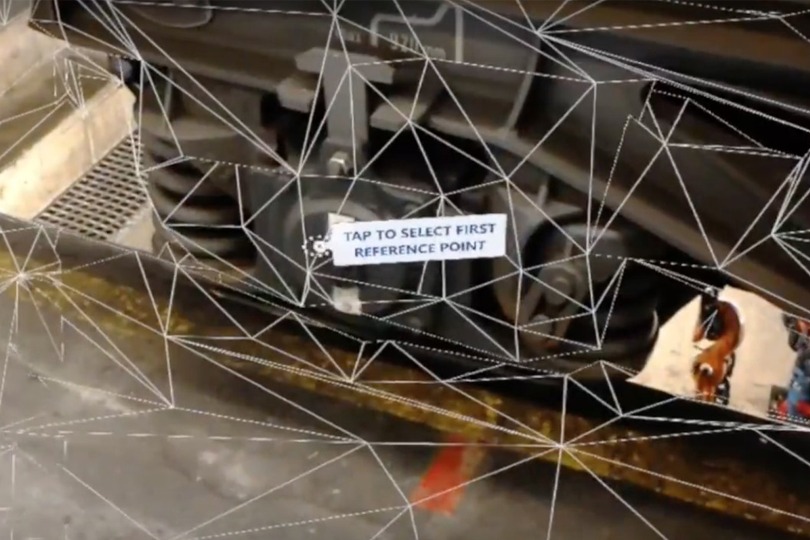 Train maintenteance with Augmented Reality